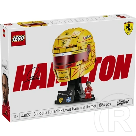 LEGO® Editions Scuderia Ferrari HP Lewis Hamilton sisakja 43022