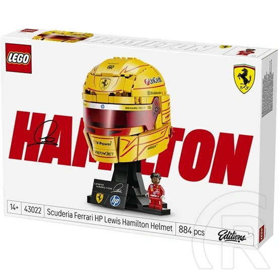 LEGO® Editions Scuderia Ferrari HP Lewis Hamilton sisakja 43022