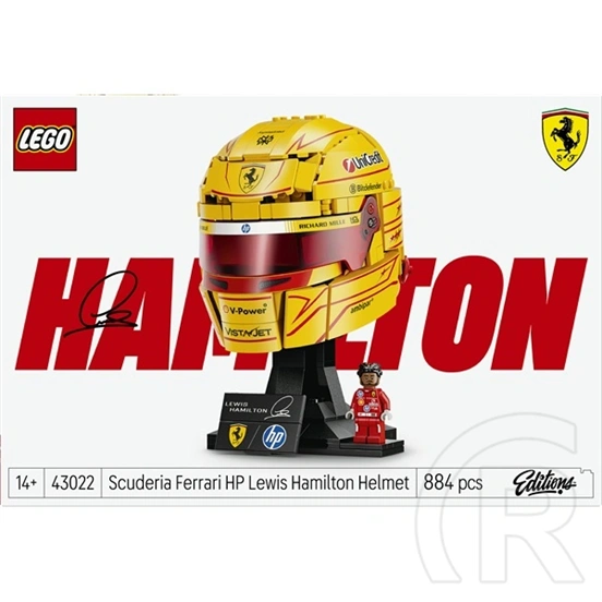 LEGO® Editions Scuderia Ferrari HP Lewis Hamilton sisakja 43022