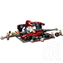 LEGO® F1®-es boxutca és személyzet, Ferrari autóval, versenyautós játék 60443
