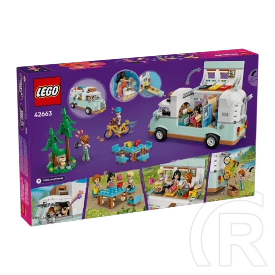 LEGO® Friends Barátság lakóautós kaland, építőszett a vidám történetekhez 42663
