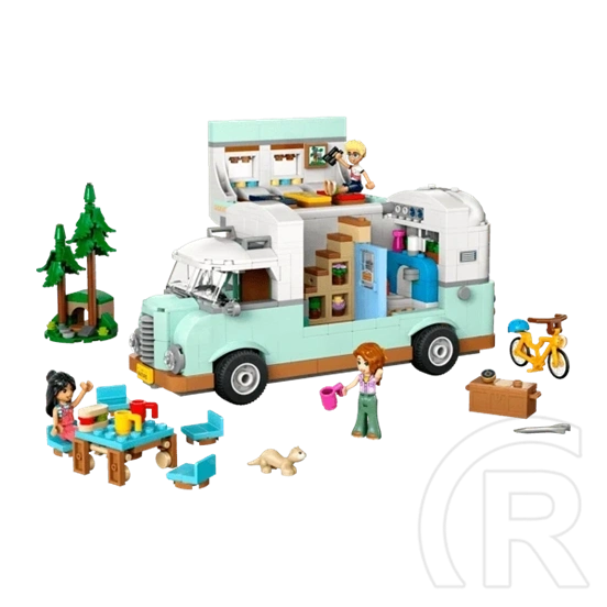 LEGO® Friends Barátság lakóautós kaland, építőszett a vidám történetekhez 42663