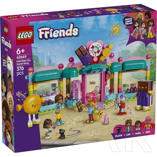 LEGO® Friends Heartlake City édességbolt, történetmesélős játék izgalmas szituációkkal 42649