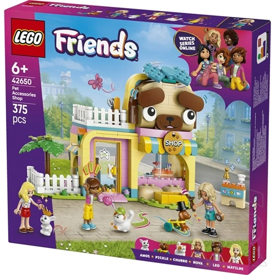 LEGO® Friends Kisállatfelszerelések boltja, játék építőkészlet 42650
