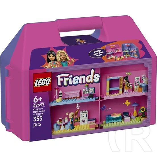 LEGO® Friends Kreatív, bőröndalakú babaház 42697