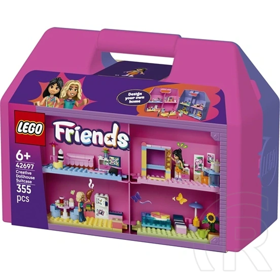 LEGO® Friends Kreatív, bőröndalakú babaház 42697