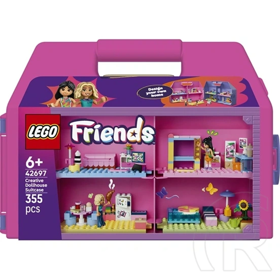LEGO® Friends Kreatív, bőröndalakú babaház 42697