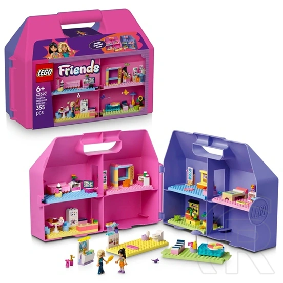 LEGO® Friends Kreatív, bőröndalakú babaház 42697