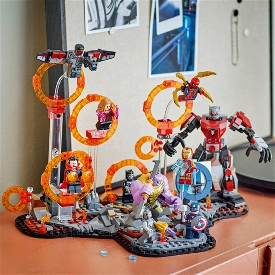 LEGO® Marvel Bosszúállók: Végjáték a döntő csata, megépíthető szett 76323