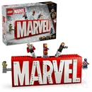 LEGO® Marvel: MARVEL logó és minifigurák, gyűjthető és megépíthető szett 76313