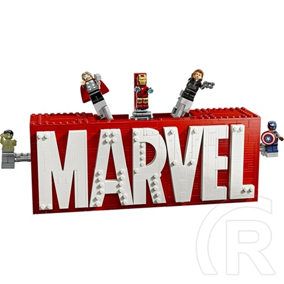LEGO® Marvel: MARVEL logó és minifigurák, gyűjthető és megépíthető szett 76313