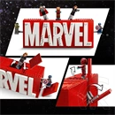 LEGO® Marvel: MARVEL logó és minifigurák, gyűjthető és megépíthető szett 76313