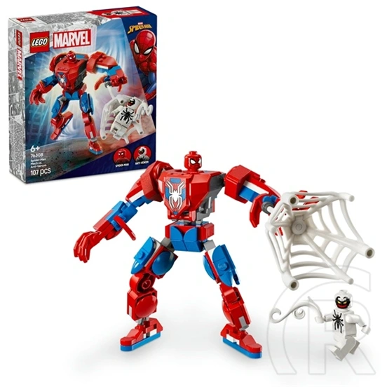 LEGO® Marvel Pókember robot vs. Anti-Venom, megépíthető játékfigurákat tartalmazó szett 76308