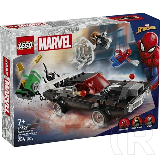 LEGO® Marvel Pókember vs. Venom sportautója, szett megépíthető játék járművel 76309