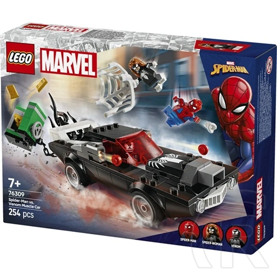 LEGO® Marvel Pókember vs. Venom sportautója, szett megépíthető játék járművel 76309