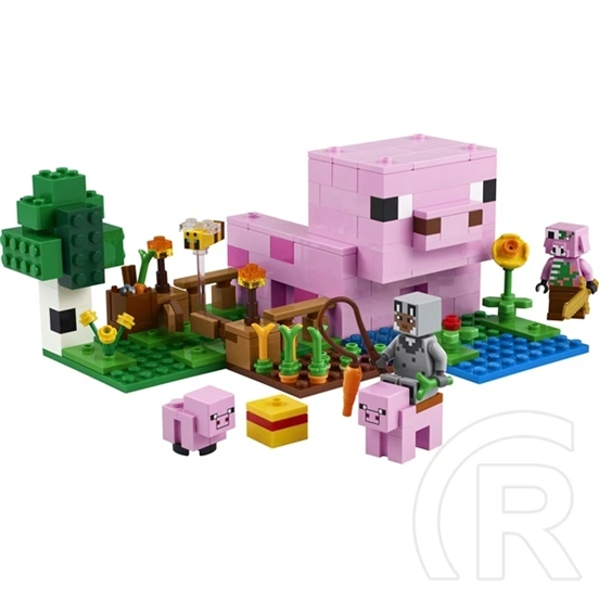 LEGO® Minecraft® A kismalac háza, állatos gamer-építőjáték gyerekeknek 21268