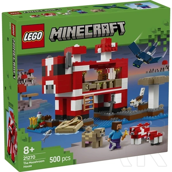 LEGO® Minecraft® A múúmbák háza, szigeten játszódó, gamer játékkészlet gyerekeknek 21270