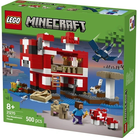 LEGO® Minecraft® A múúmbák háza, szigeten játszódó, gamer játékkészlet gyerekeknek 21270