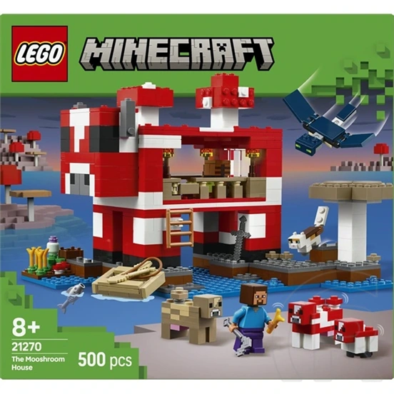 LEGO® Minecraft® A múúmbák háza, szigeten játszódó, gamer játékkészlet gyerekeknek 21270