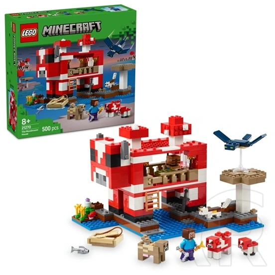 LEGO® Minecraft® A múúmbák háza, szigeten játszódó, gamer játékkészlet gyerekeknek 21270
