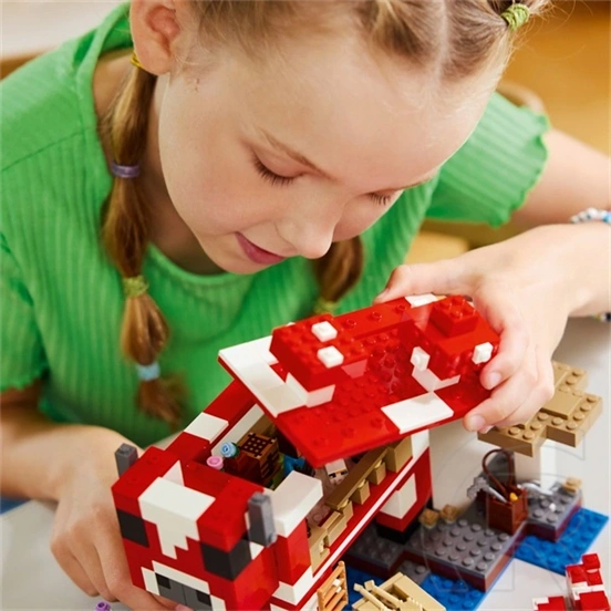 LEGO® Minecraft® A múúmbák háza, szigeten játszódó, gamer játékkészlet gyerekeknek 21270