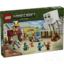 LEGO® Minecraft® A szellemléghajó és falutámadás, ajándék játék gamereknek, gyermekeknek 21273