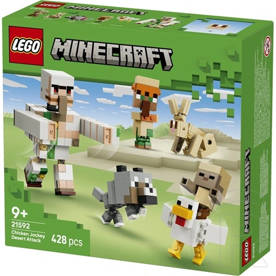 LEGO® Minecraft® Csirkezsoké, támadás a sivatagban 21592
