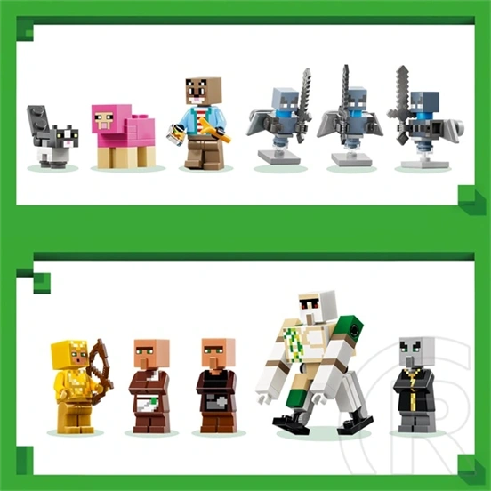 LEGO® Minecraft® Idézőtámadás a faluban 21596