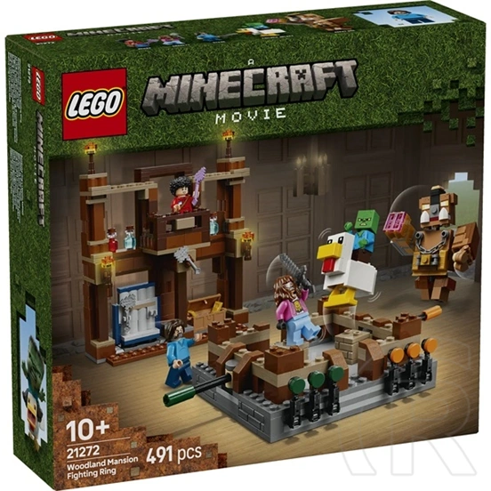LEGO® Minecraft® Küzdőtér az erdei háznál, gamerjáték mobfigurákkal 21272