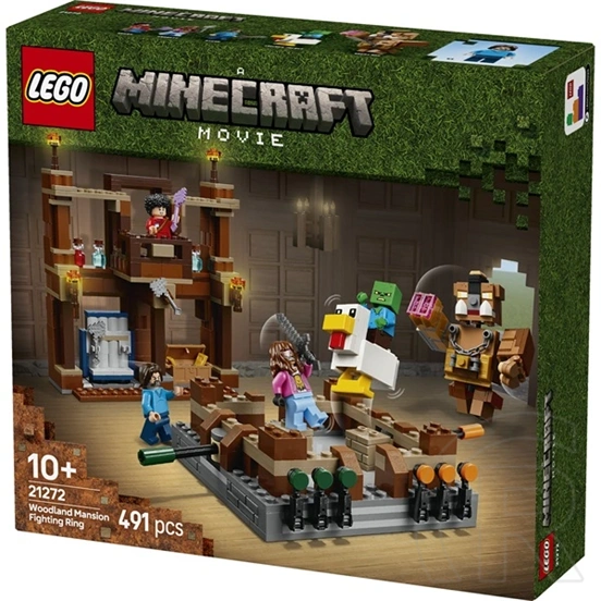 LEGO® Minecraft® Küzdőtér az erdei háznál, gamerjáték mobfigurákkal 21272