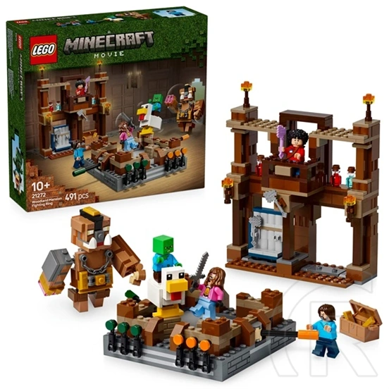 LEGO® Minecraft® Küzdőtér az erdei háznál, gamerjáték mobfigurákkal 21272