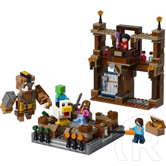 LEGO® Minecraft® Küzdőtér az erdei háznál, gamerjáték mobfigurákkal 21272
