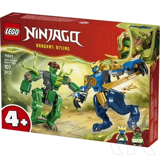LEGO® NINJAGO® Jay csatája sárkánypáncélban – Robotos játék 71853