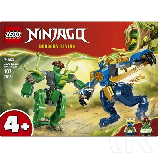 LEGO® NINJAGO® Jay csatája sárkánypáncélban – Robotos játék 71853