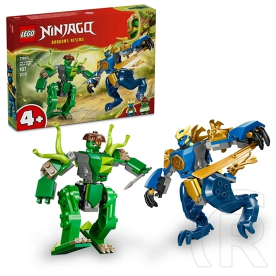 LEGO® NINJAGO® Jay csatája sárkánypáncélban – Robotos játék 71853