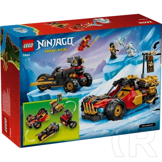 LEGO® NINJAGO® Kai és Cole kombinálható járművei 71864