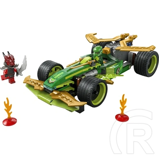 LEGO® NINJAGO® Lloyd hátrahúzhatós versenyautója, történetmesélős játékszett 71828