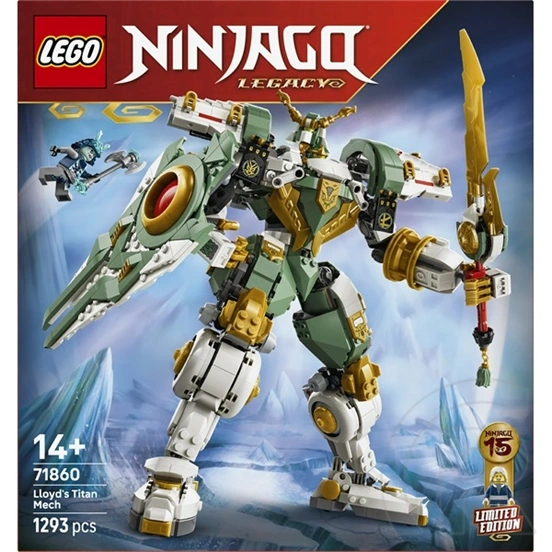 LEGO® NINJAGO® Lloyd titánpáncélja a 15. évfordulóra játék 71860