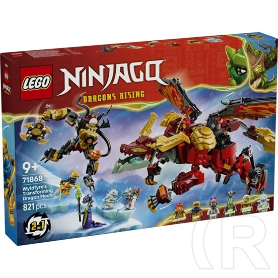 LEGO® NINJAGO® Wyldfyre átalakuló sárkányrobotja 71868