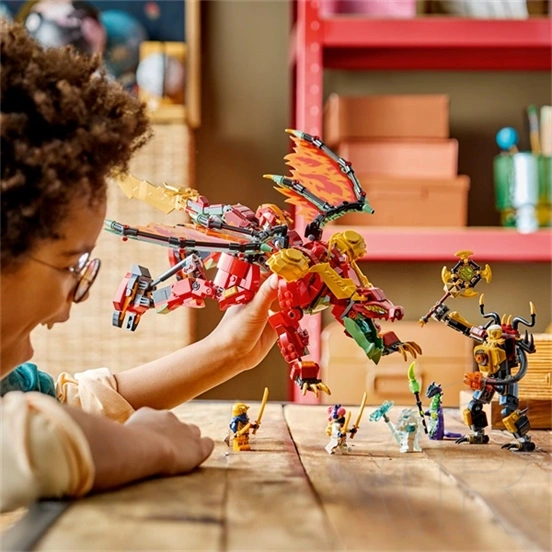 LEGO® NINJAGO® Wyldfyre átalakuló sárkányrobotja 71868
