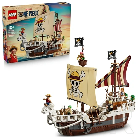 LEGO® ONE PIECE Going Merry kalózhajó, építőjáték és hajókészlet 75639