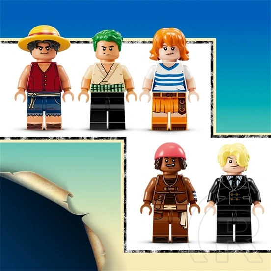 LEGO® ONE PIECE Going Merry kalózhajó, építőjáték és hajókészlet 75639