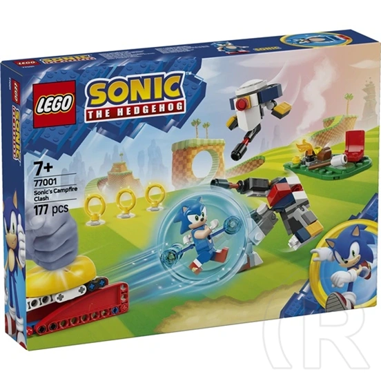 LEGO® Sonic the Hedgehog™ Sonic csatája a tábortűznél, játék 77001