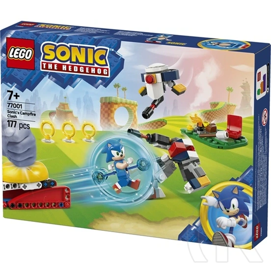 LEGO® Sonic the Hedgehog™ Sonic csatája a tábortűznél, játék 77001
