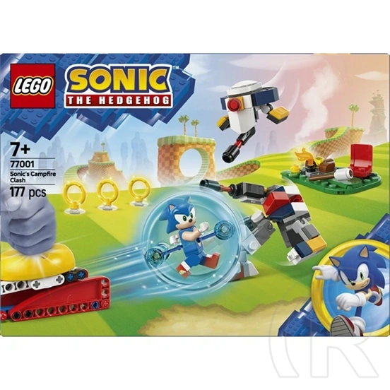 LEGO® Sonic the Hedgehog™ Sonic csatája a tábortűznél, játék 77001