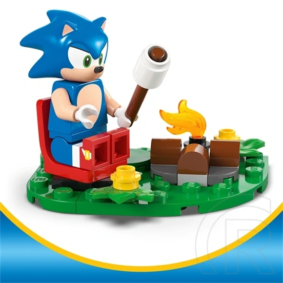 LEGO® Sonic the Hedgehog™ Sonic csatája a tábortűznél, játék 77001