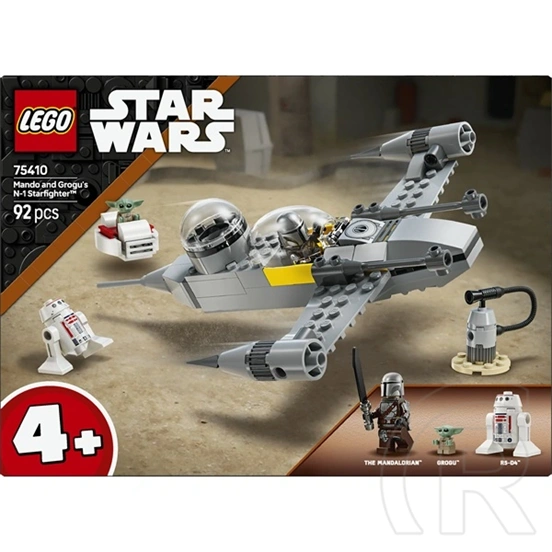 LEGO® Star Wars™ Mando és Grogu N1-es vadászgépe, építőjáték 75410
