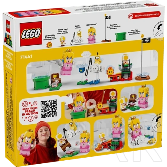 LEGO® Super Mario™ Kalandok az interaktív LEGO® Peach™ figurával 71441