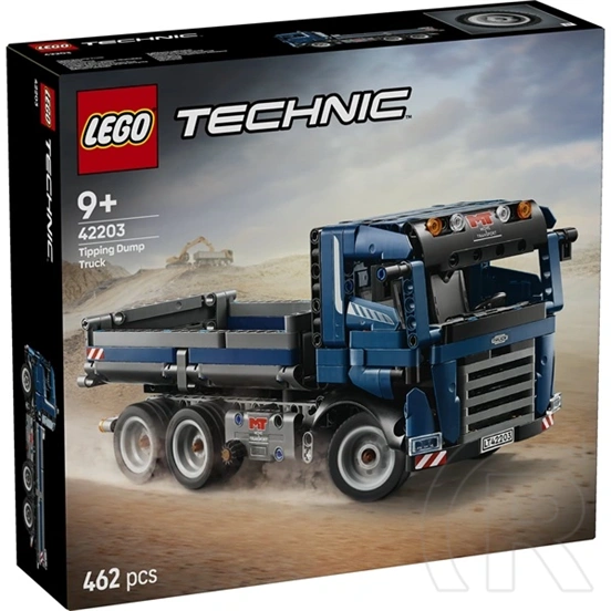 LEGO® Technic Billenőplatós teherautó, kék színű, játék építőipari munkagépet tartalmazó szett 42203