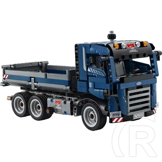 LEGO® Technic Billenőplatós teherautó, kék színű, játék építőipari munkagépet tartalmazó szett 42203